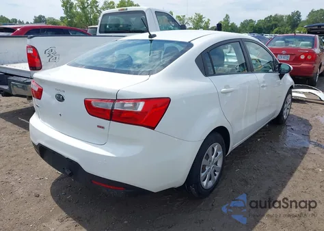 2013 Kia Rio Lx from USA, damaged, VIN KNADM4A3XD6198530